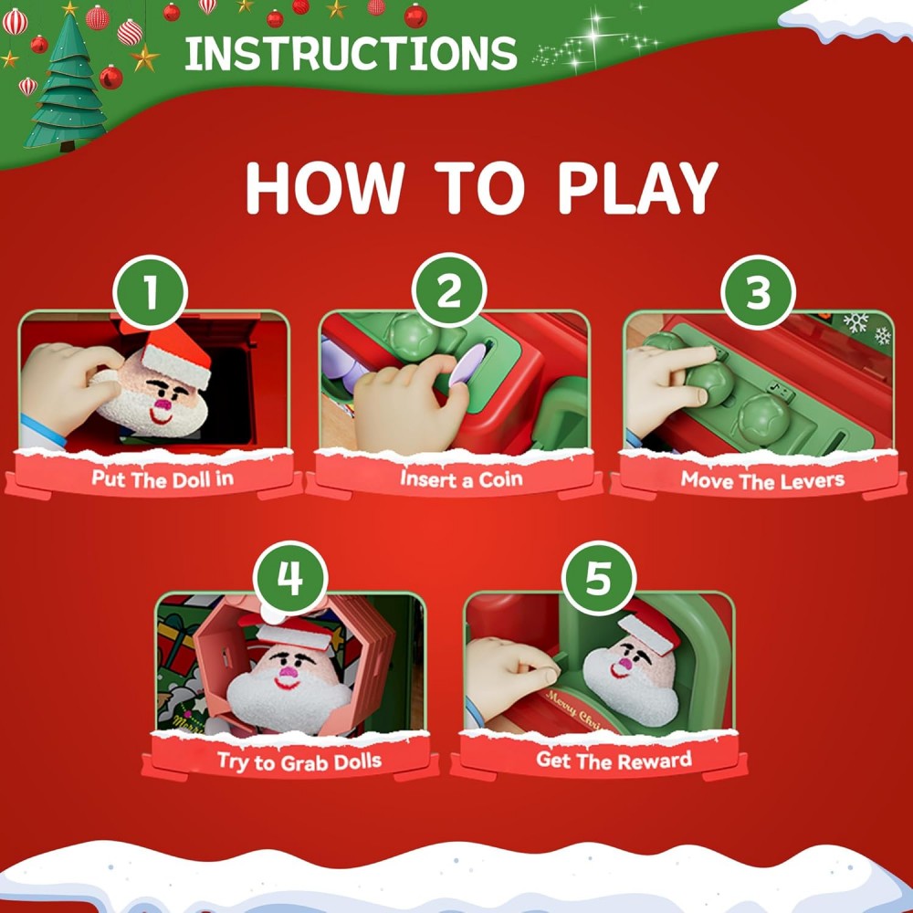Christmas Claw Machine For Kid - Arcade Vending Machine review and price