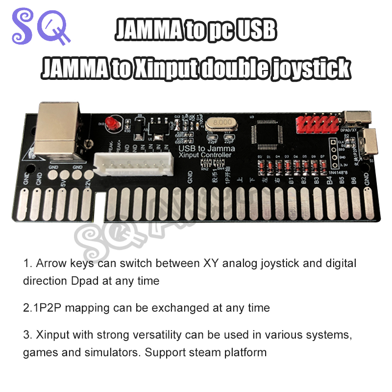 USB to Jamma Xinput Controller - Coin Acceptor Selector review and price