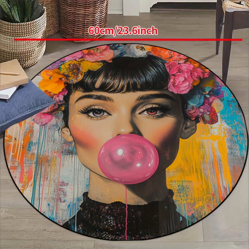 Graffiti Art Woman With Floral - Bubble Gum Machine review and price