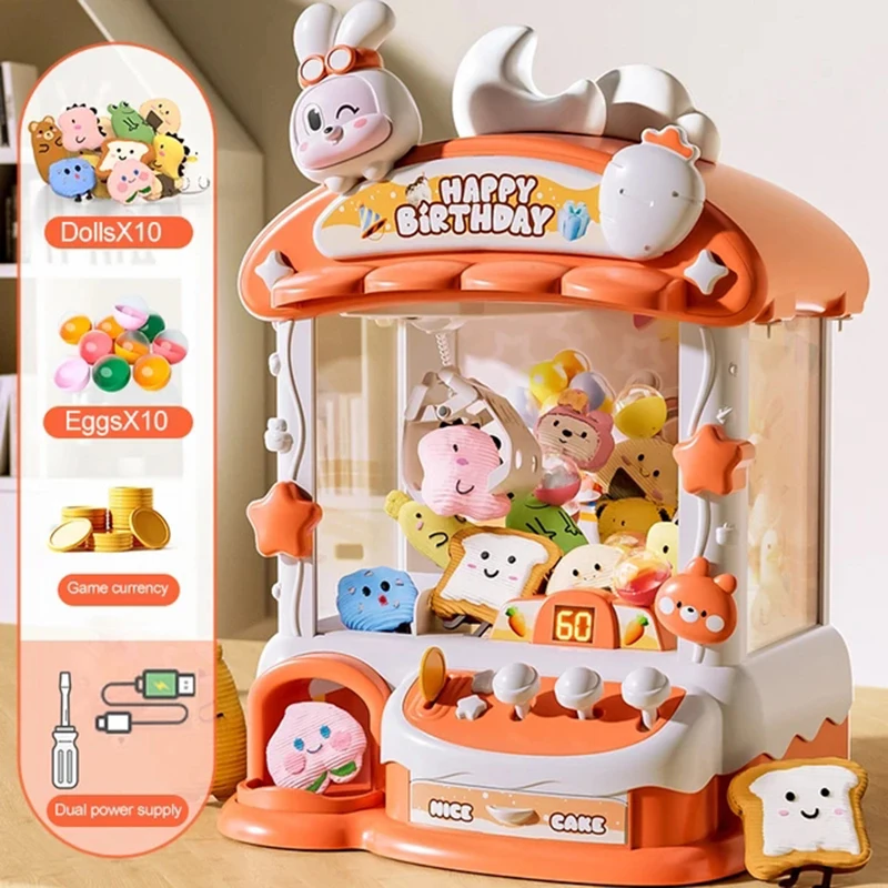 Cartoon Claw Game Machine Rabb - Coin Pusher Machine review and price