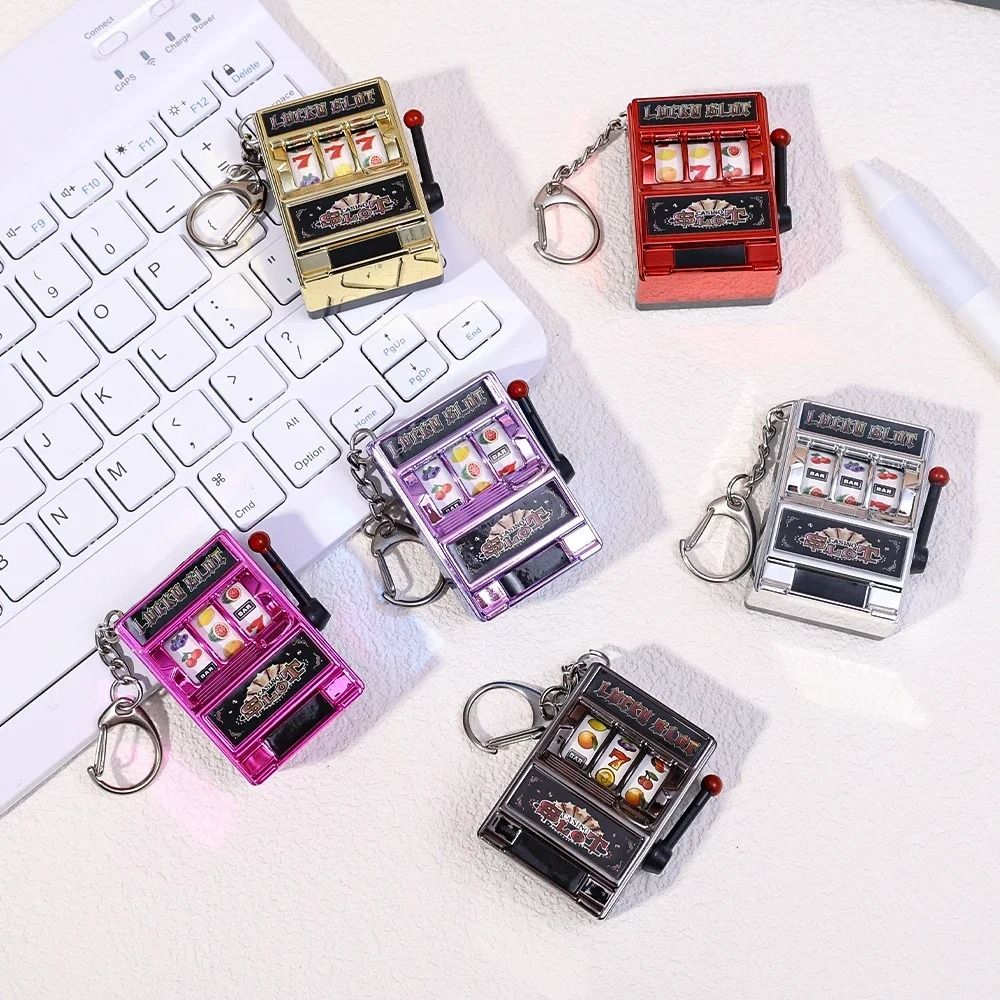 Retro Stress Reliever Keychain - Fruit Slot Machine review and price