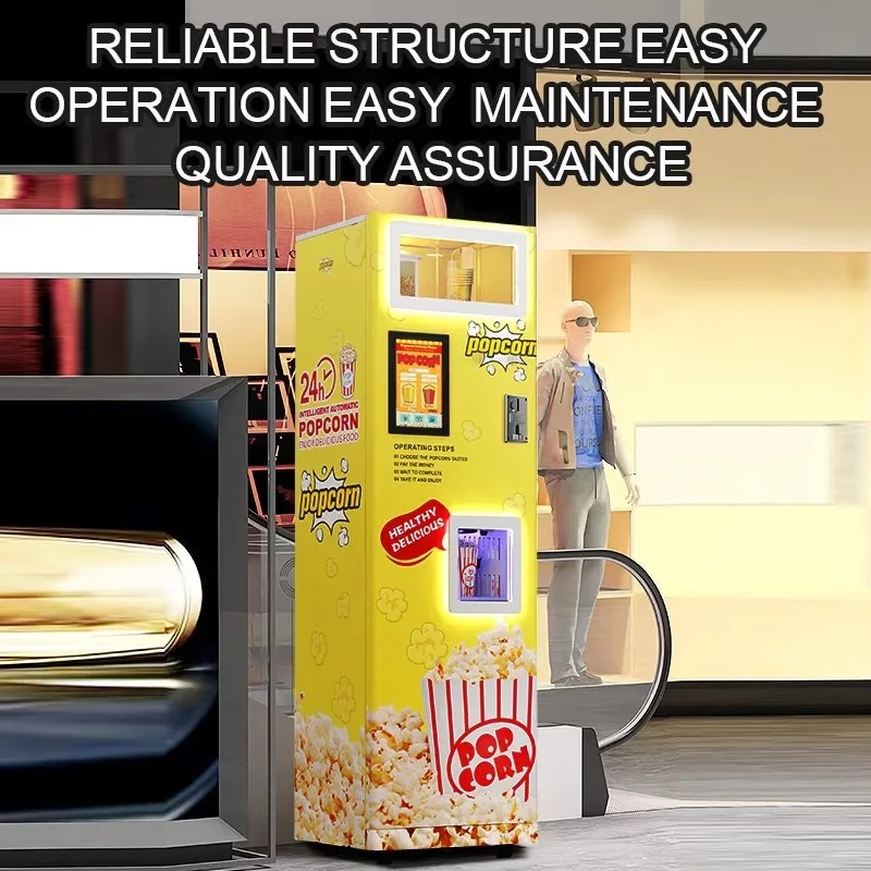 Customized Fully Automatic Hot - Popcorn Vending Machine review and price