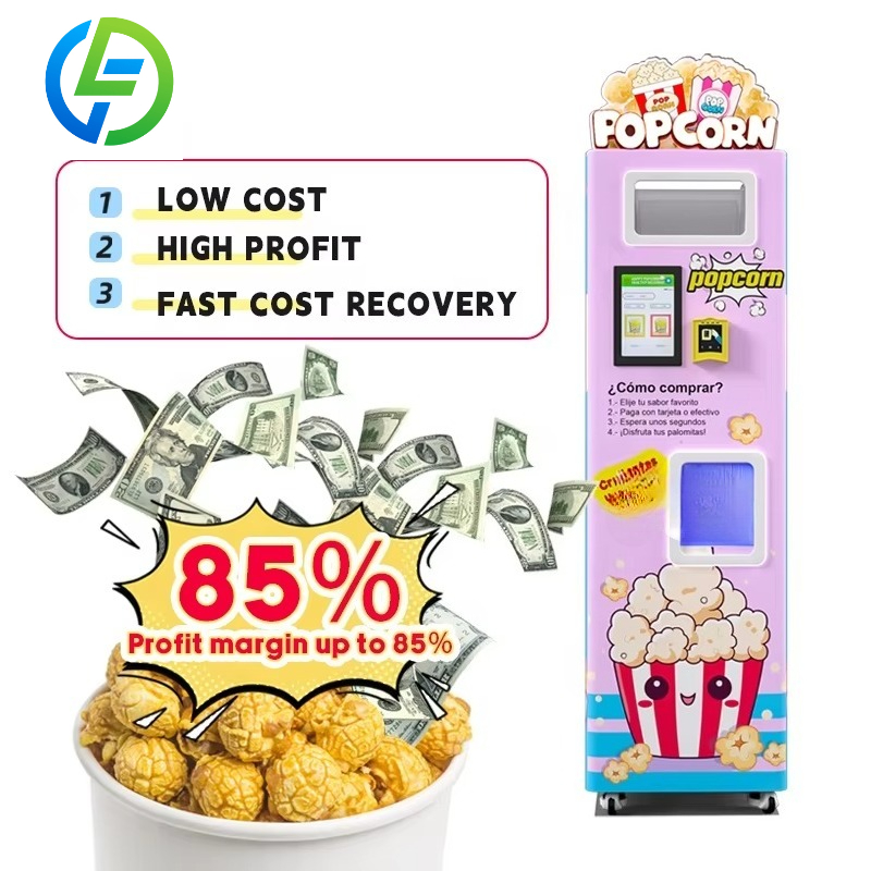 Customized Factory Intelligent - Popcorn Vending Machine review and price